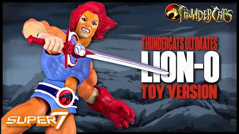 Super7 Thundercats Ultimates Lion-O Toy Version @TheReviewSpot