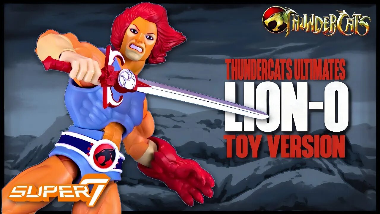 Super7 Thundercats Ultimates Lion-O Toy Version @TheReviewSpot
