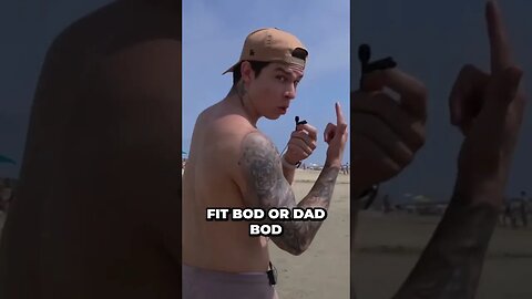 Fit bod vs dad bod #interview #shorts #beachgirls