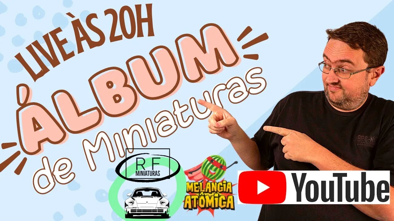 Live Diecast Podcast com Álbum de Miniaturas Hot Wheels e outras Marcas