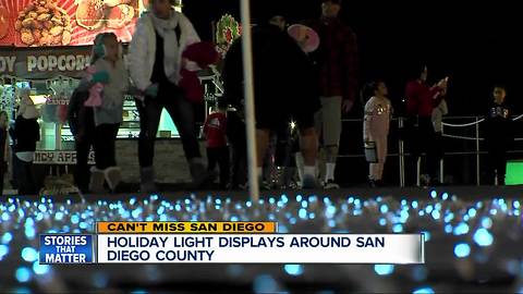 Holiday light displays around San Diego County