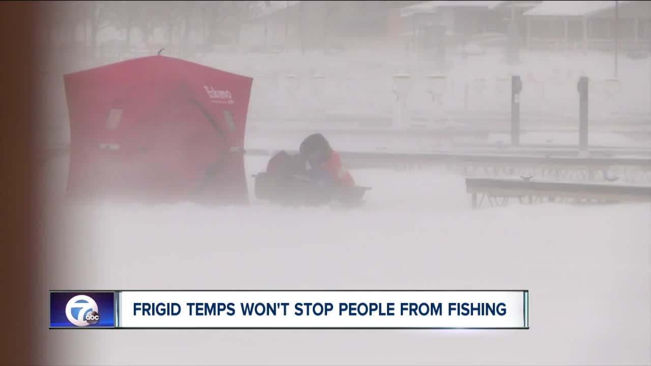 Frigid temperatures won't stop WNY ice fishermen