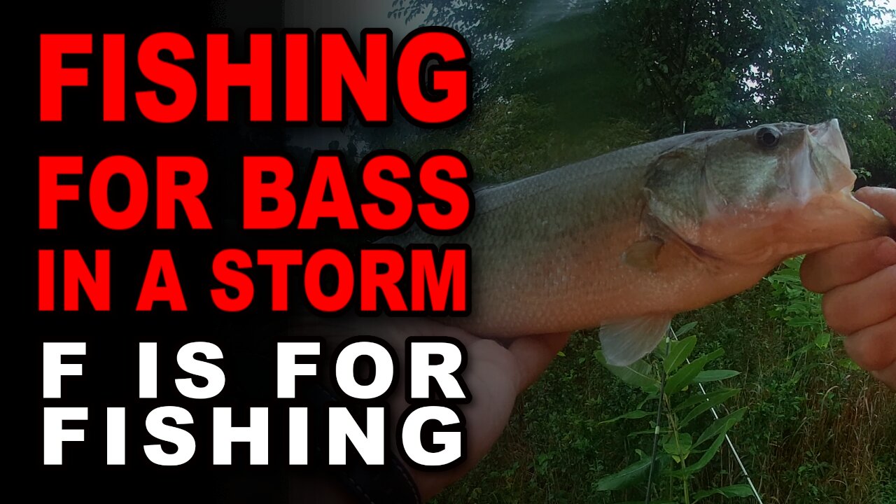 Fishing for Bass in a Storm