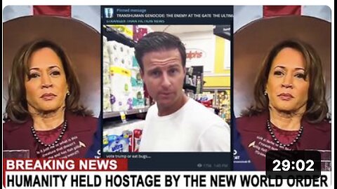 REPTILIAN HARRIS SPOOKS THE INTERNET WITH CREEPY VIDEO....