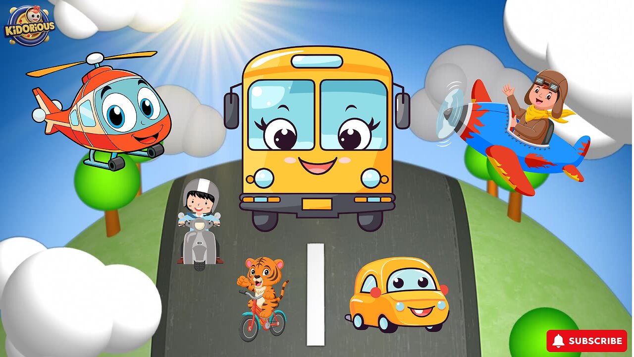 Transport Song Nursery Rhyme For Babies | Vehicles For Transport | Preschool Learning #kidslearning