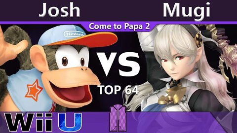 PPG|Josh (Diddy Kong) vs. Mugi (Corrin) - Wii U Top 64 - CTP2