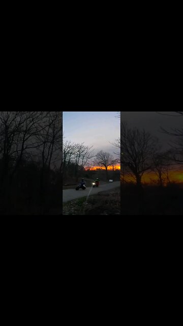 dirt bikes on the Erie Canal Trail at Lehigh Valley Trail junction #cycling #newyork #traffic