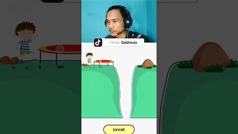 Melompati jurang | Braindom level 32 #braindom #shorts #saidnesia