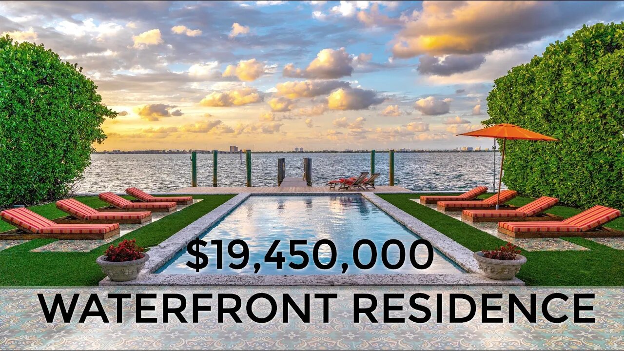 Take a tour at this LUXURIOUS WATERFRONT $19,450,000 RESIDENCE