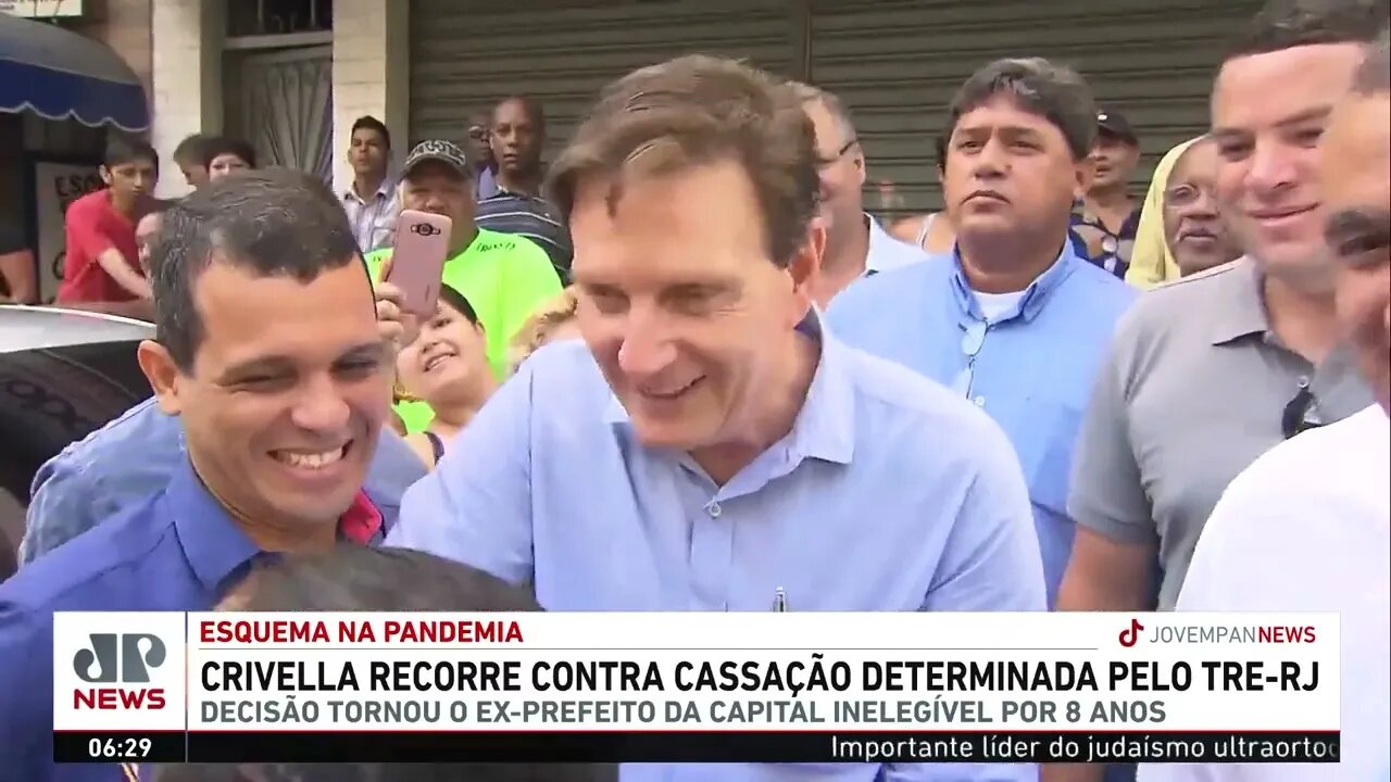 Defesa de Marcelo Crivella recorre contra cassação determinada pelo TRE-RJ