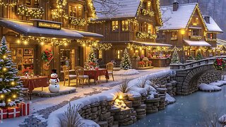 🎄❄️🎁🎁 Cafes Christmas Jazz Playlists Christmas Village Charm ☃️🎼🥁🎶