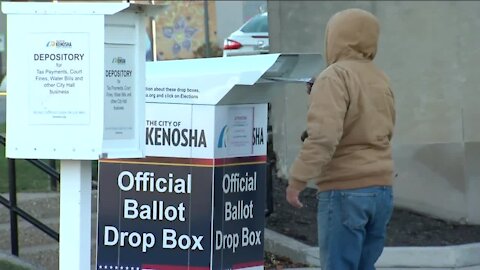 Voters react to President Trump's planned final push for support in Kenosha County