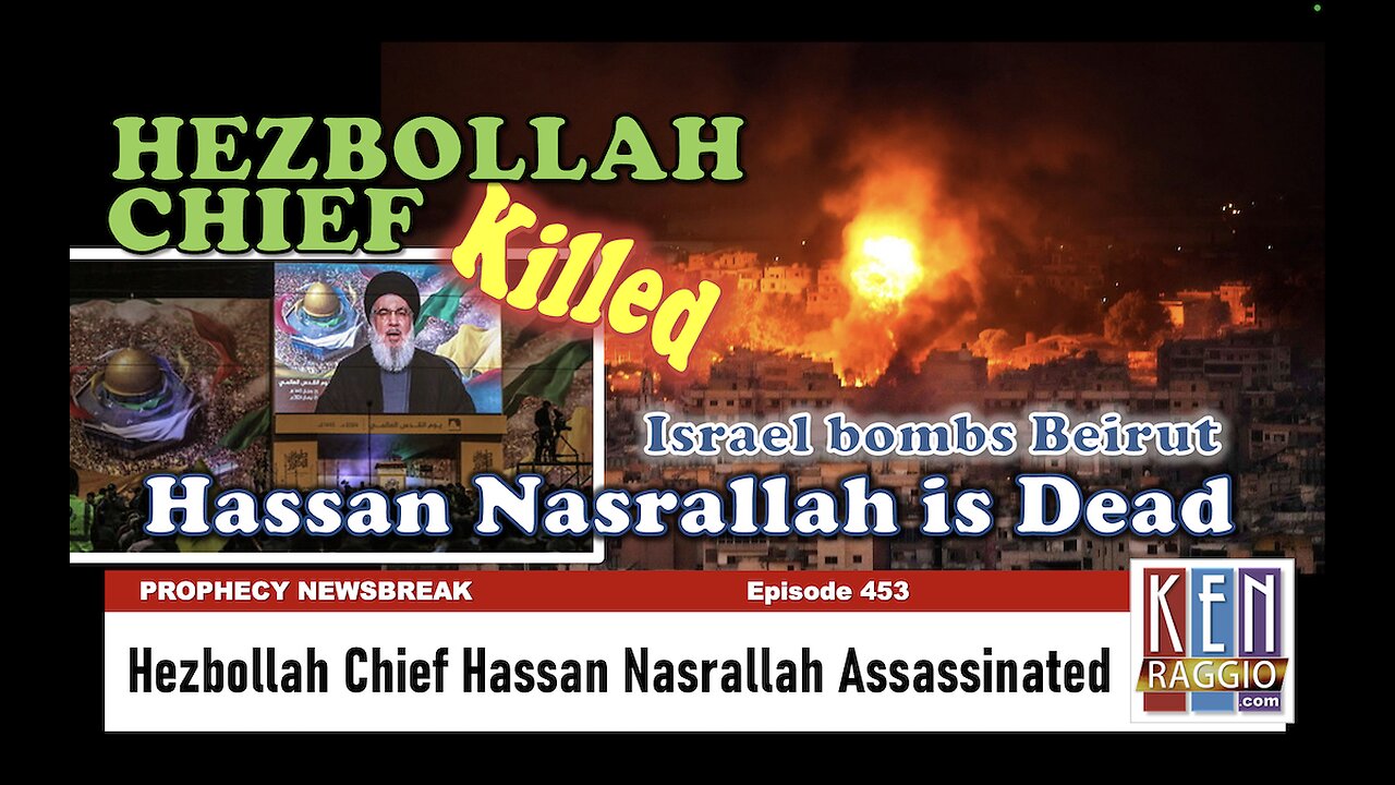 HEZBOLLAH CHIEF KILLED! ISRAEL BOMBS BERUIT! HASSAN NASRALLAH DEAD.