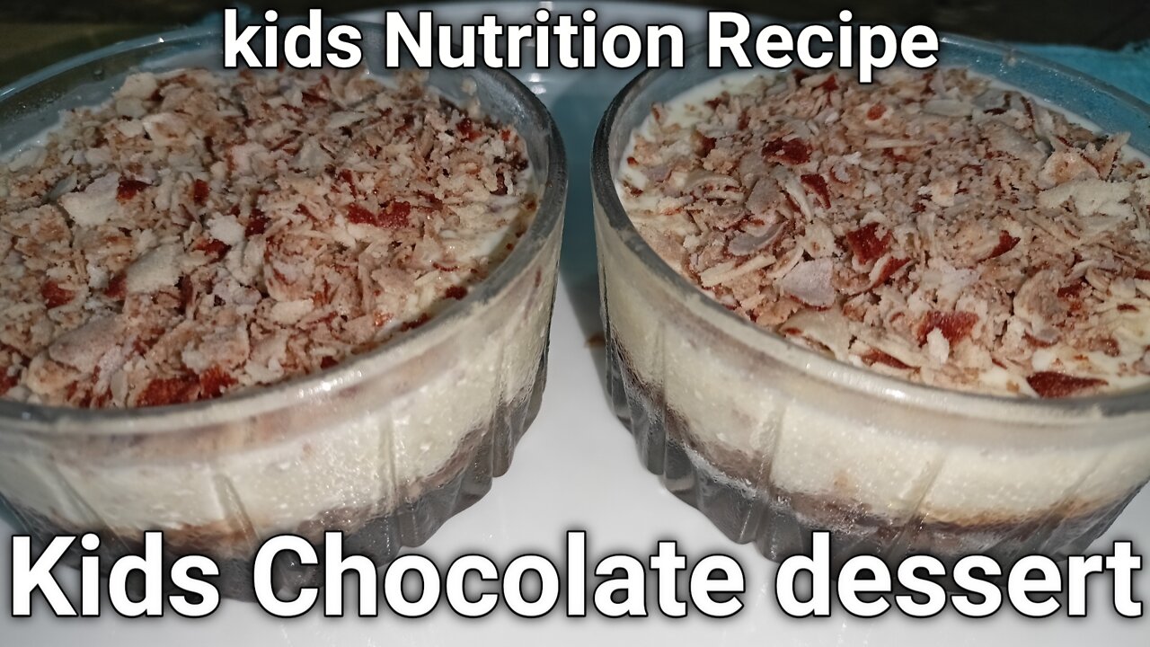 Yummy Choco Milk Chocolate Dessert for Kids | Kids Nutrition Recipe | Choco Chocolate Milk Dessert |