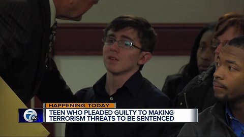 Metro Detroit teen who said he was 'demonic' to be sentenced for school threat