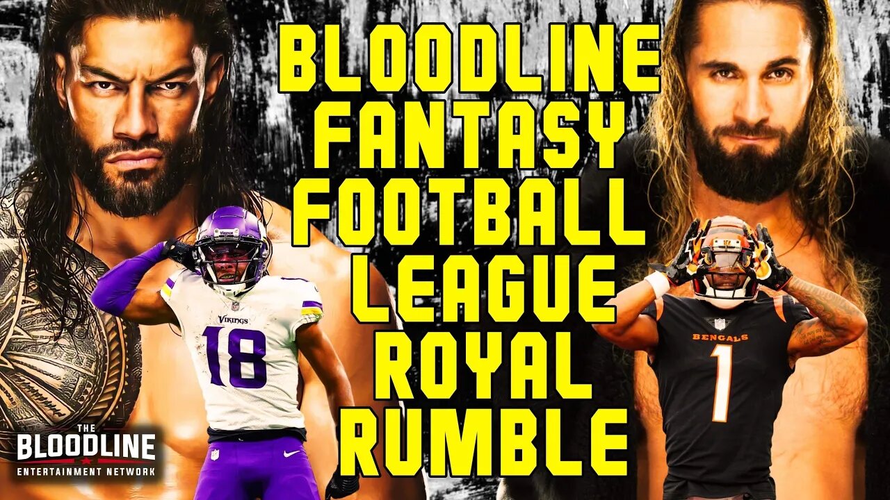 Royal Rumble Bloodline Fantasy Football Draft Lottery 2023!!! #wwe #wwe2k23 #videogames #nfl