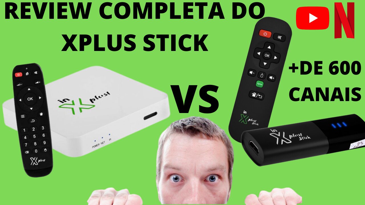 Novo Xplus stick desbloqueador de canais via wifi