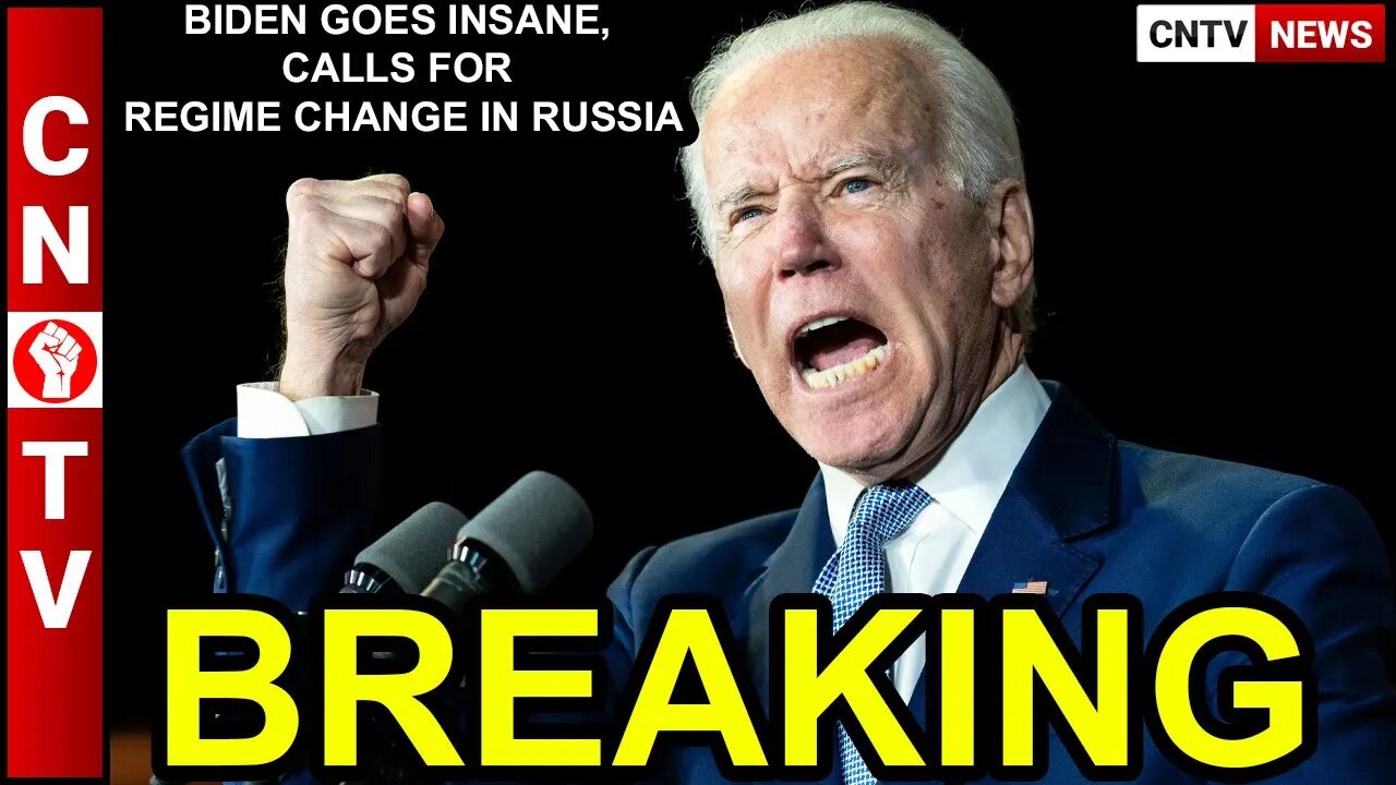 Biden Goes INSANE, Regime Change in Russia #kiev #ukraine #russia