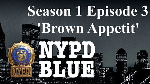 NYPD Blue Commentary S1 E3