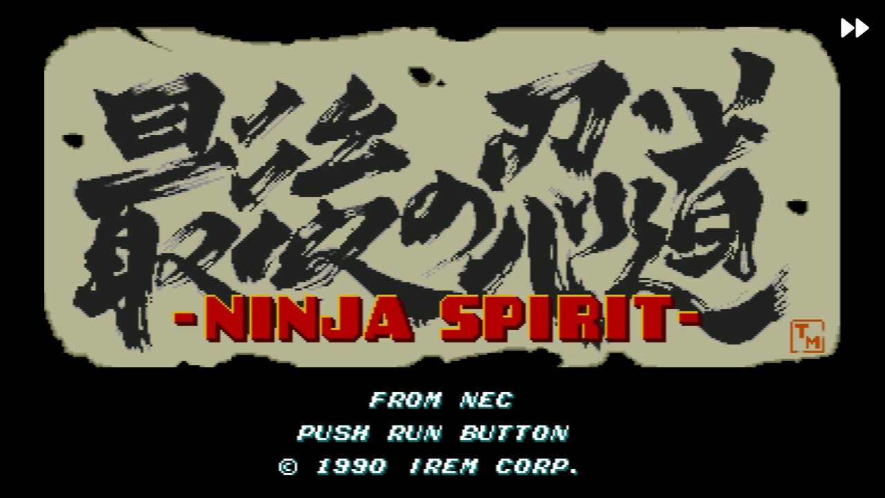 Ninja Spirit - (TG-16) 1/2 - Beat 'em and Cheat 'em!