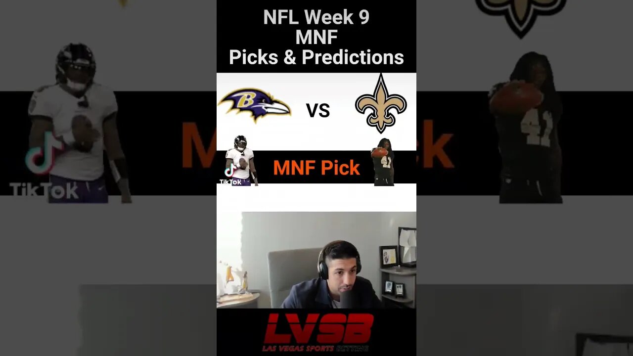 #mnf #week9 #ravens vs #saints #nflbetting #freepicks #nflpredictions #sportsbetting #sports #picks