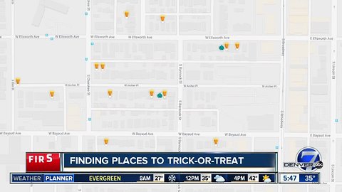 Nextdoor.com has a treat map