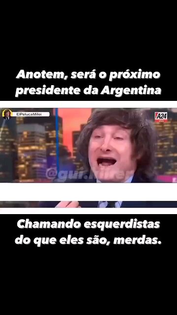 Nosso Amado Javier Milei manda a Visão