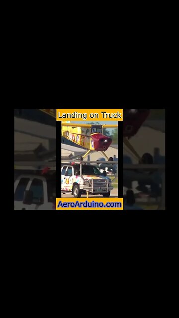 Crazy Stunt #Landing on Truck #Aviation #AeroArduino