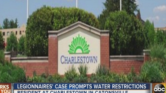 Case of Legionnaire's disease prompts water restrictions at retirement community