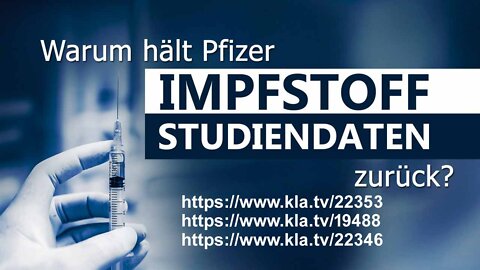 Warum hält Pfizer Impfstoffdaten zurück?