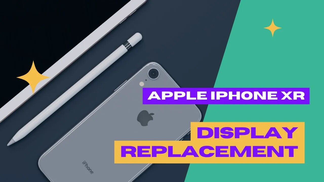 Apple Iphone XR, screen display , replacement, repair video