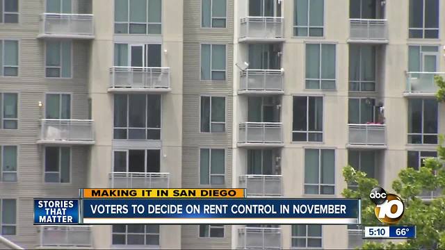 Making It In San Diego: Rent control initiative makes it on to November ballot