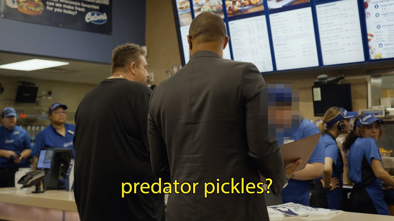 Pred Orders Fast Food While Being Caught!