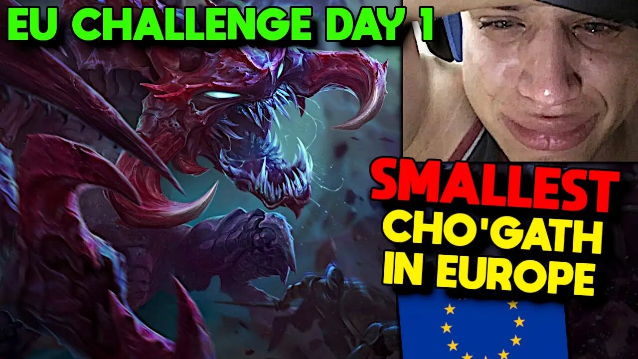 Tyler1 EU Cho'Gath - EU Challenge - Placements 3/10