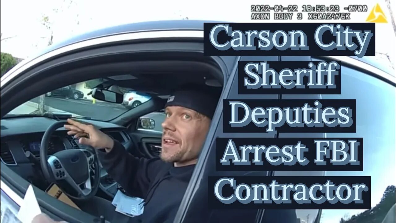 Carson City Deputies Arrest Undercover FBI Contractor and Tear Apart His Car #andrewtate #winter