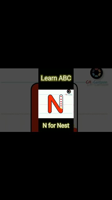 N for Nest | abc cartoon | CH-Cartoon