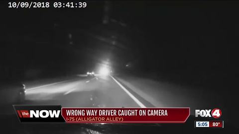 Wrong way driver on I-75 caught on camera by trooper