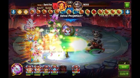 Hero Wars : Active HIT Skill Nebula in Boss Adventure 13 - #Maelstrom of Chaos