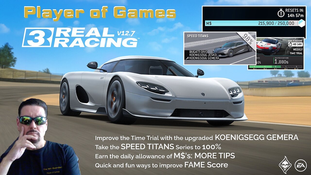 Player of Games: Real Racing 3 Update 12.7: Take SPEED TITANS up to 100%, Improve Time Trial, M$'s!