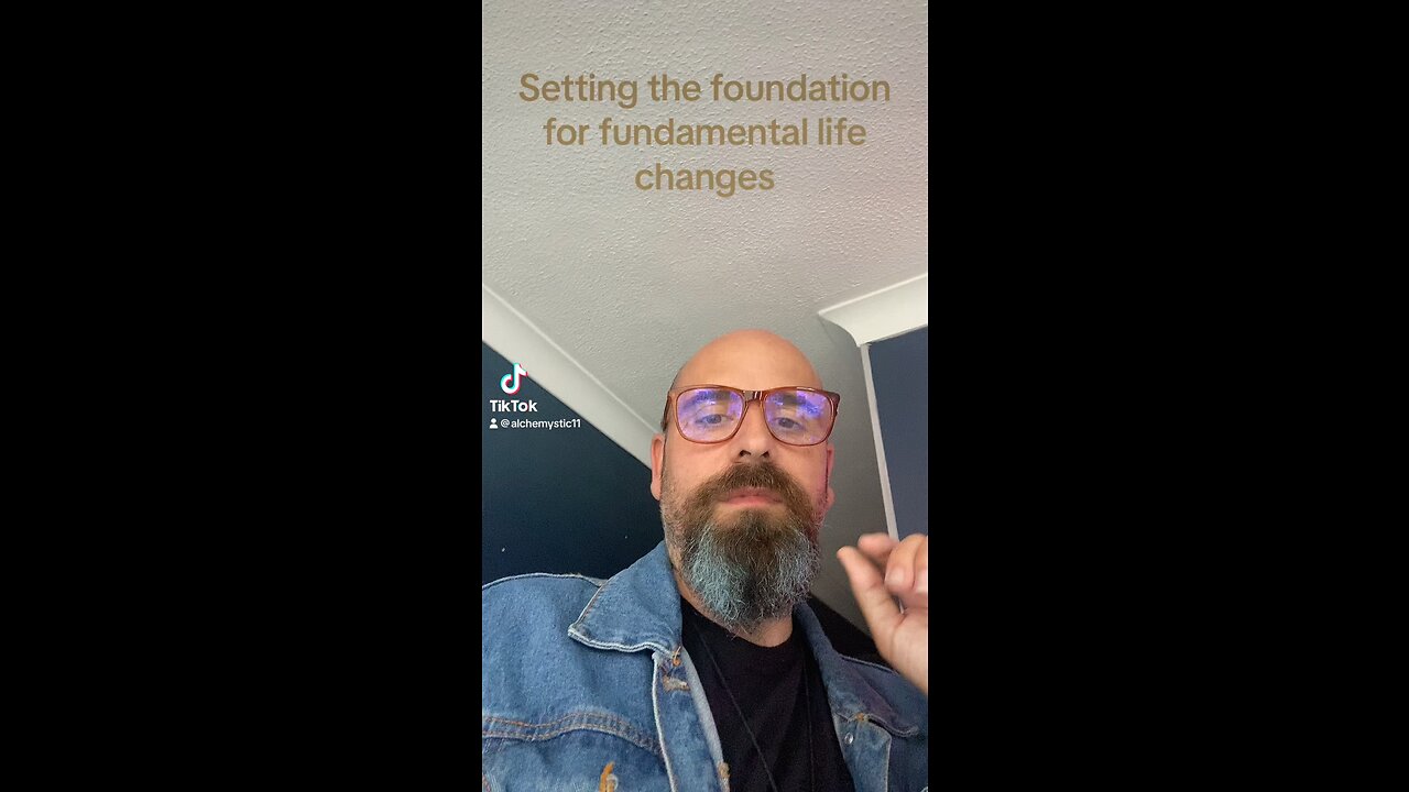 Set the foundation for personal change