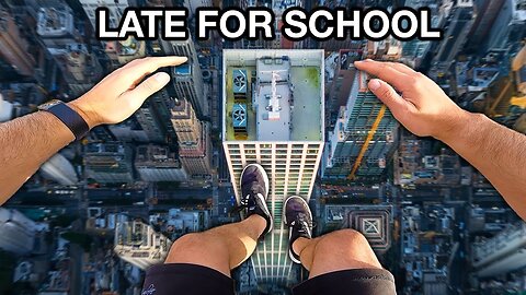 Late For School Parkour POV!!