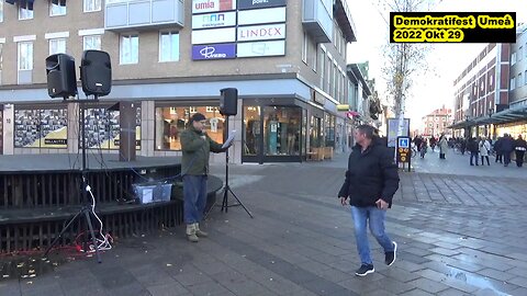 Demokratifest Umeå 2022 Okt 29 Nya Politiska Skrattnivåer