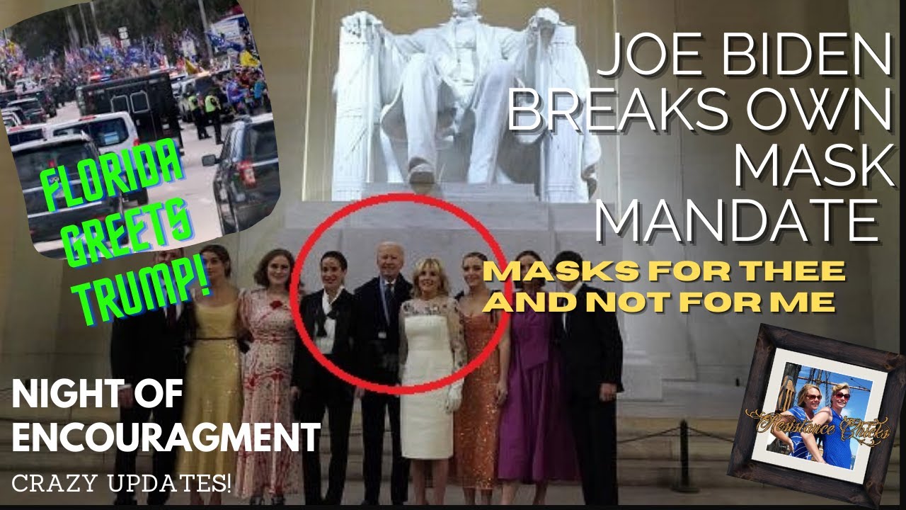 Night of Encouragement and Crazy Updates Joe Breaks Own Mask EO 1 21 2021