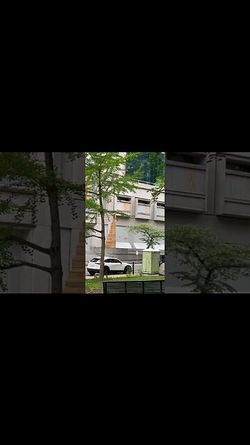 Portland Riot Zones - Justice Center Boarded Up - Limited Access