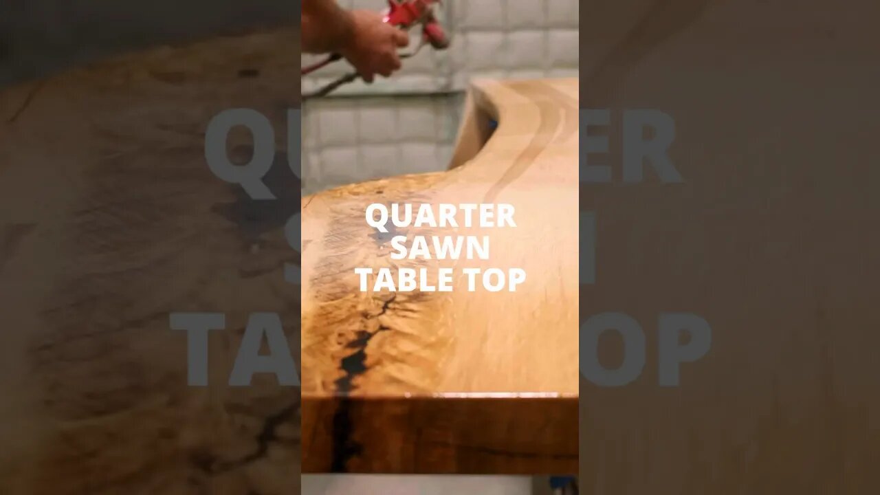 Unveiling the timeless beauty of Quartersawn Tabletops! 🌳 #QuartersawnMagic #WoodenWonders #oakdesk