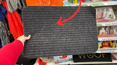 Tape up 4 Dollar Store mats (BRILLIANT!)