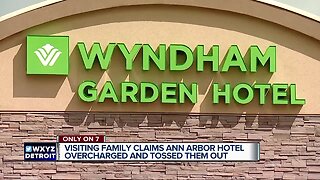 Family claims Wyndham Hotel in Ann Arbor triple-charged for their room and tossed them out