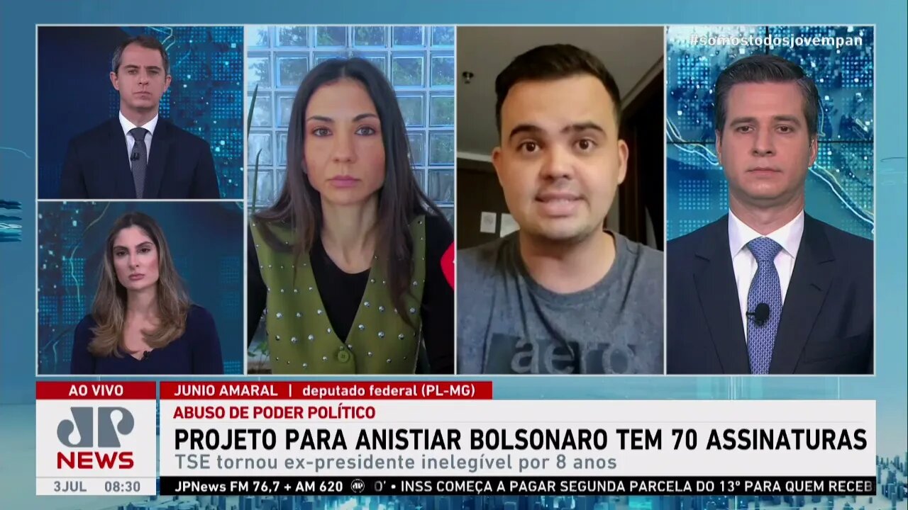 “Essa é só uma das ações”, diz deputado sobre projeto de lei que prevê anistia a Bolsonaro