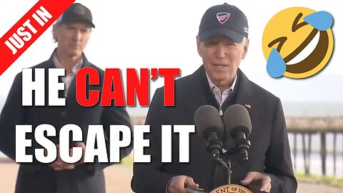 Biden Gets NO APPLAUSE and Becomes Frustrated While Giving Speech On CA Flooding