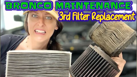 K&N Air Intake Filter for Ford Bronco | Where is the Cabin Air Filter? How Often Should I Change?